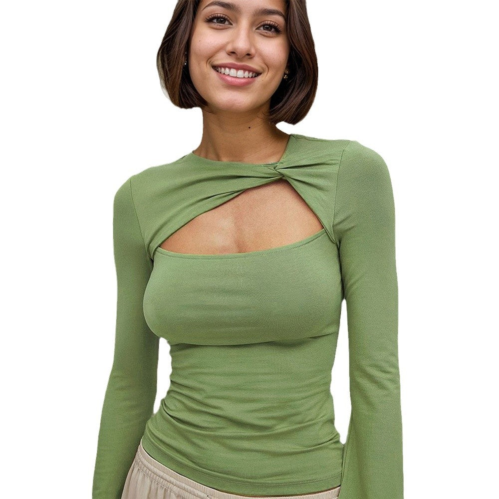 WezelBezel Hollow Out Top - Slim Fit Style