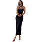 WezelBezel Backless Maxi Dress