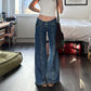 WezelBezel Wide Leg Flared Denim