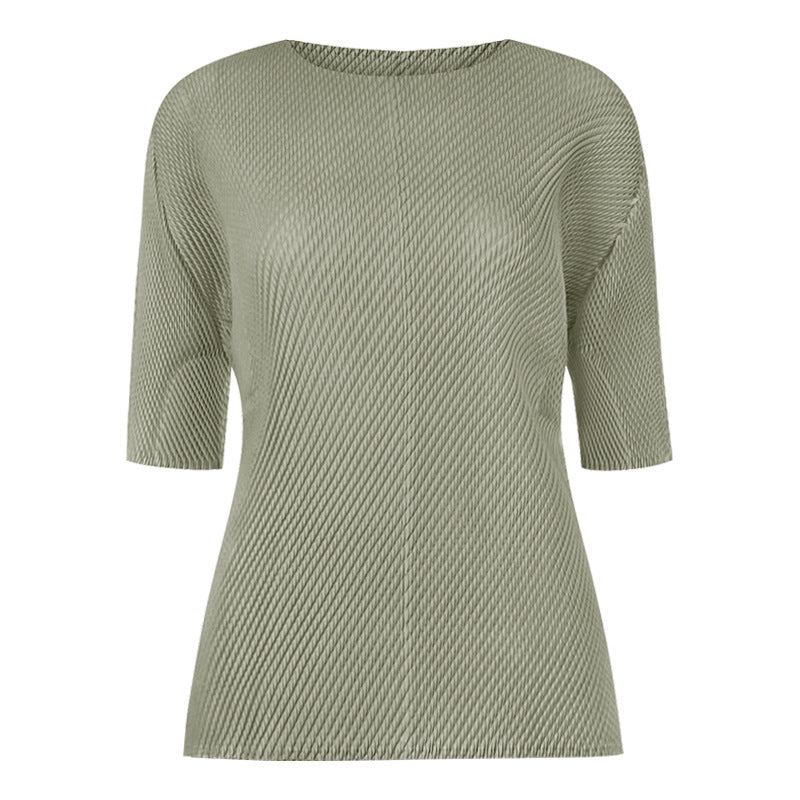 WezelBezel Fish Scale Pleated Top - Niche Style