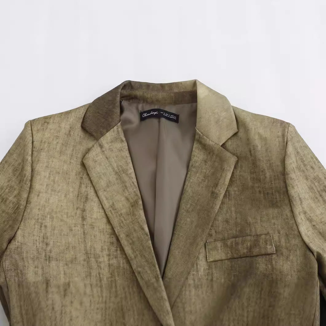 WezelBezel Tie Dye Suit Jacket - Retro Style