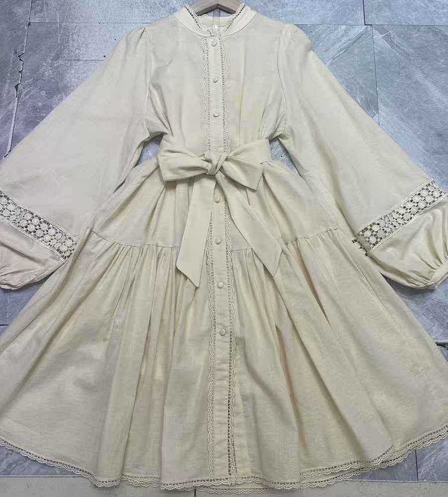 WezelBezel Short Dress - Embroidered Style