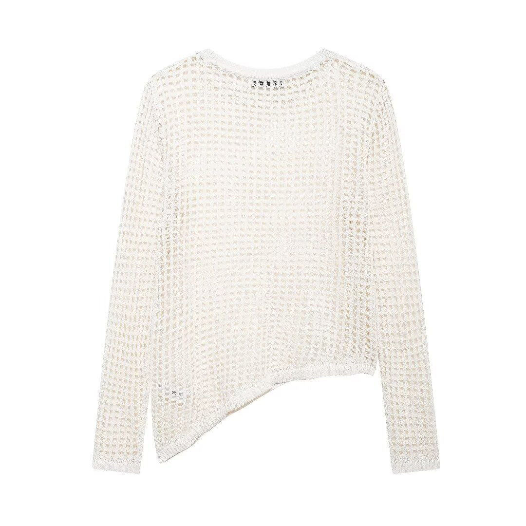 WezelBezel Y2K Hollow Top - Trendy Style