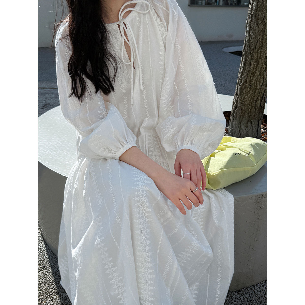 WezelBezel Casual Pleated Dress - A-line Dress