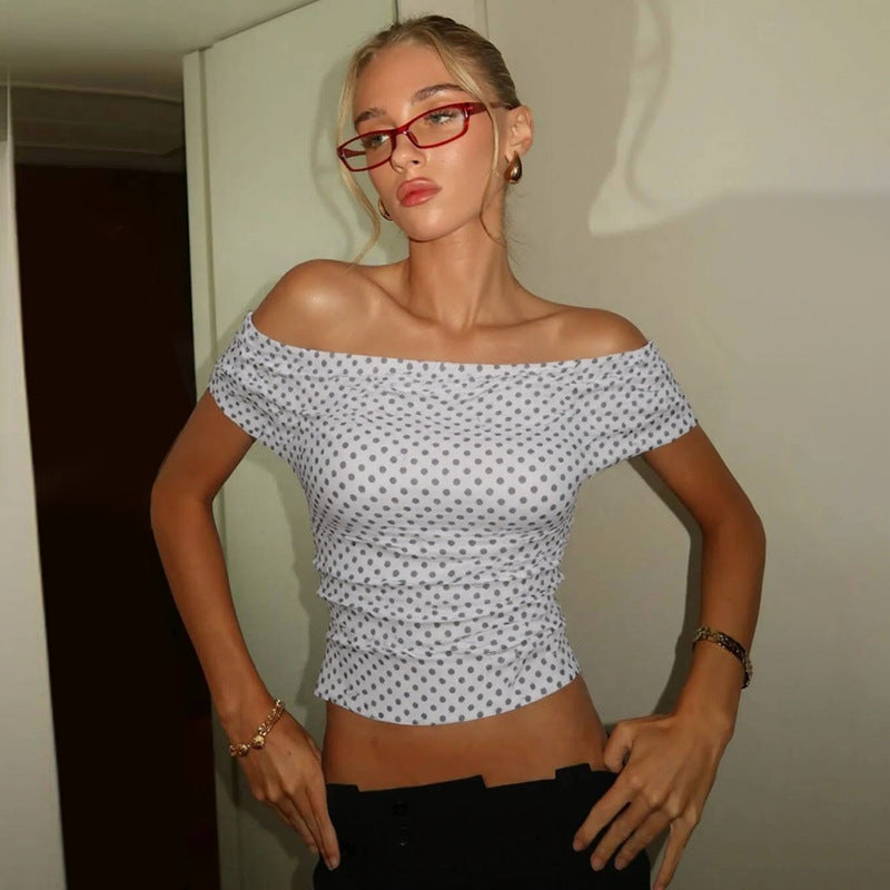 WezelBezel Backless Polka Dot Dress