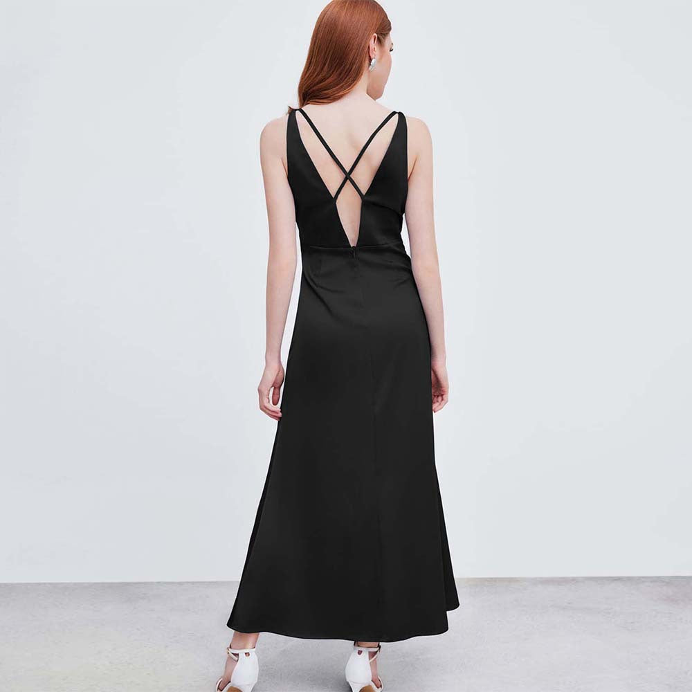 WezelBezel Pleated Camisole Dress Set