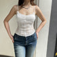 WezelBezel Pleated Waist Base Tee