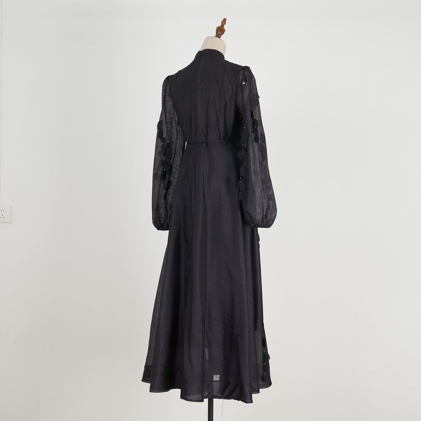 WezelBezel Petal Sleeve Lantern Dress