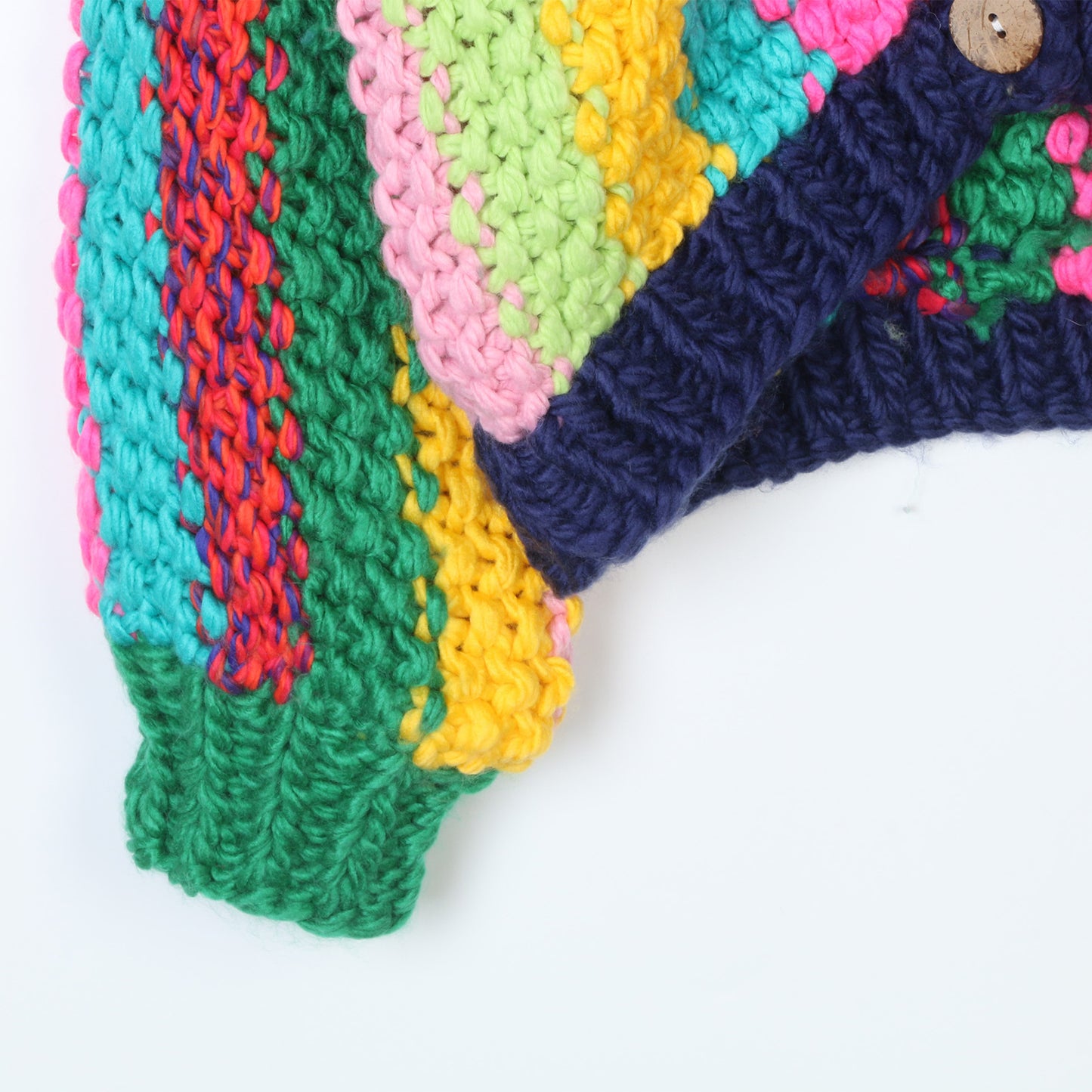 WezelBezel Rainbow Knit Cardigan