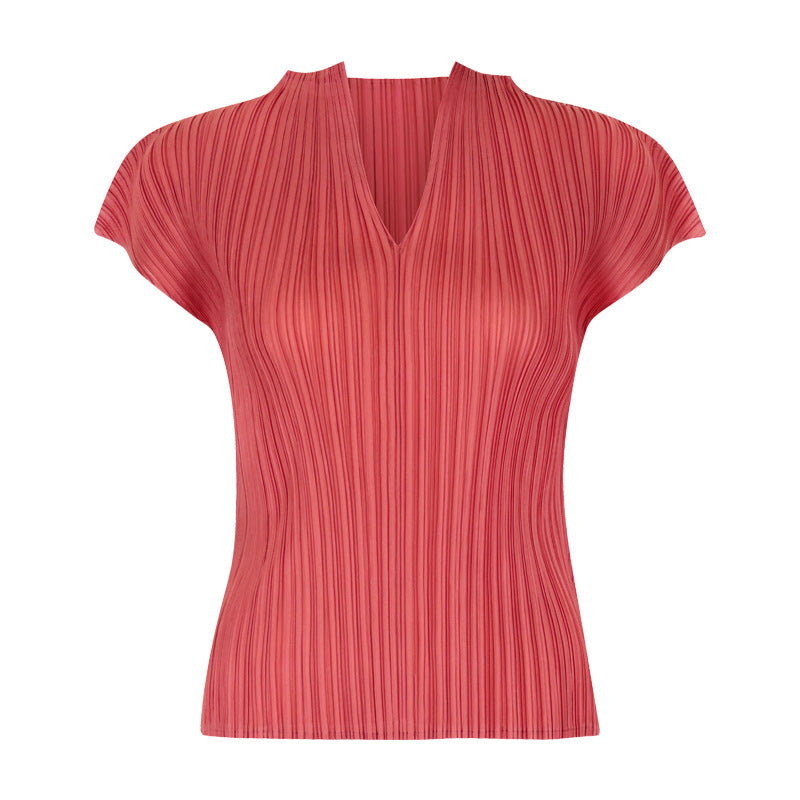 WezelBezel Pleated T-Shirt & Pants Set