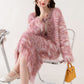 WezelBezel Knitted Cardigan and Skirt Set – Effortlessly Slimming Design