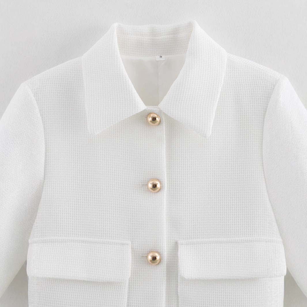 WezelBezel Solid Color Jacket - Long Sleeved