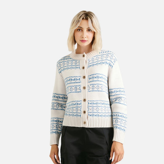 WezelBezel Vintage Knit Long Cardigan