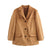 WezelBezel Suede Suit Jacket - Two-Color Style