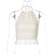 WezelBezel Backless Tie Crop Top