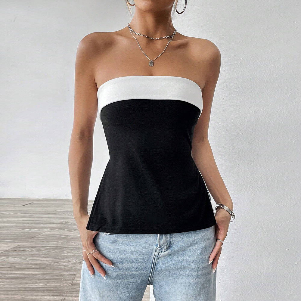 WezelBezel Spicy Strapless Tank Set