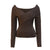 WezelBezel Slim Fit Cropped Knit Top