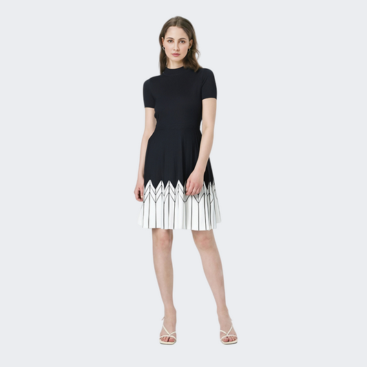 WezelBezel Slim Fit A-Line Dress