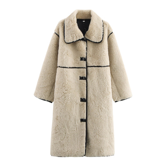 WezelBezel Woolen Coat - Long Sleeved Style