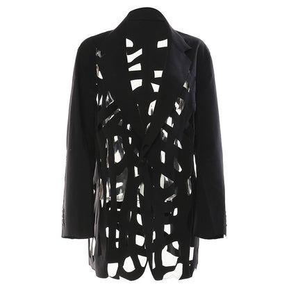 WezelBezel Suit Jacket - Hollow Out Edge Design