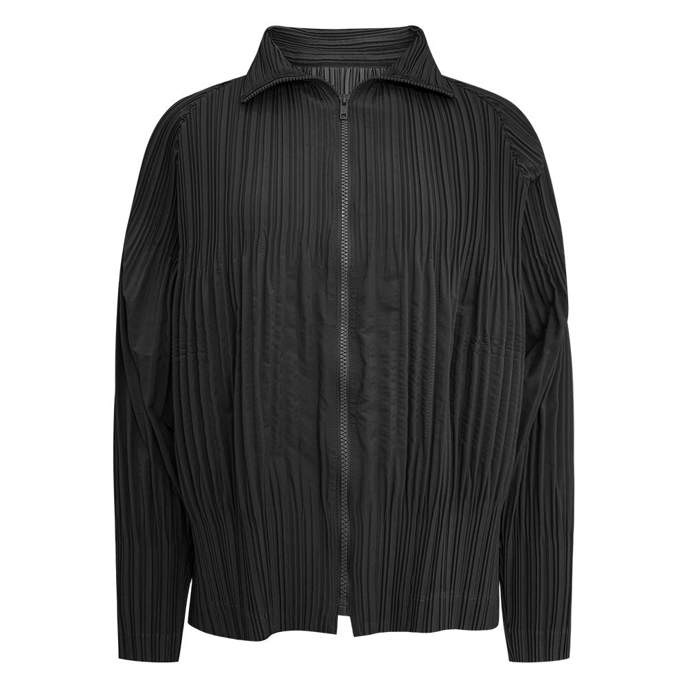 WezelBezel Zip-Up Stand Collar Jacket