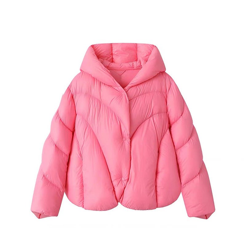 WezelBezel Short Hooded Jacket - Cape Style