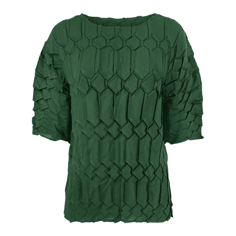 WezelBezel Oversized Pleated Tee Set