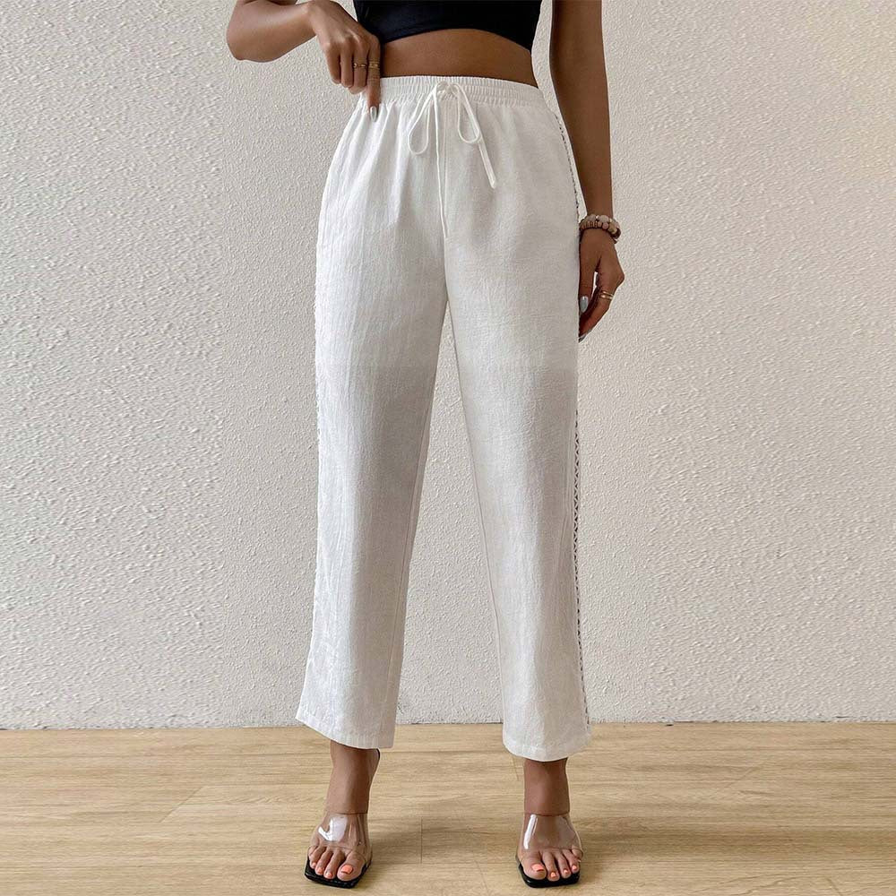 WezelBezel Straight Leg Stretch Pants