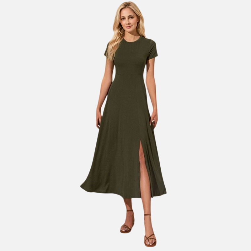 WezelBezel Vacation Slit Skirt Dress