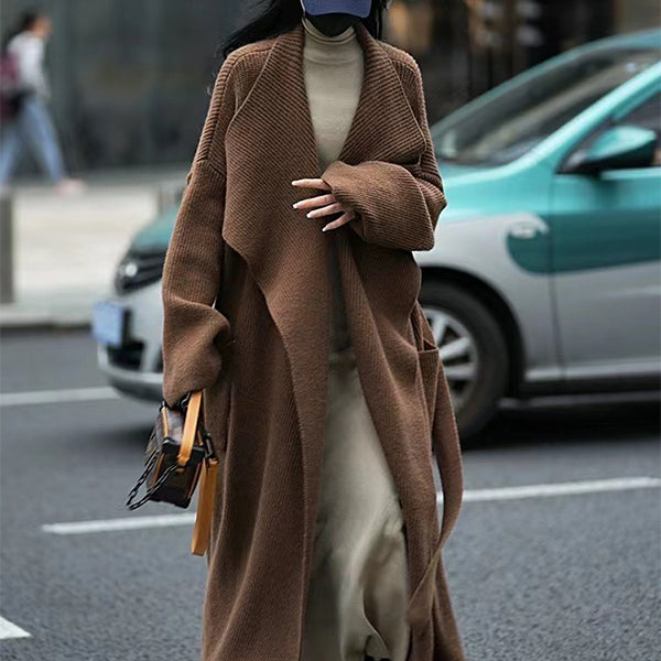 WezelBezel Relaxed Midi Knit Sweater