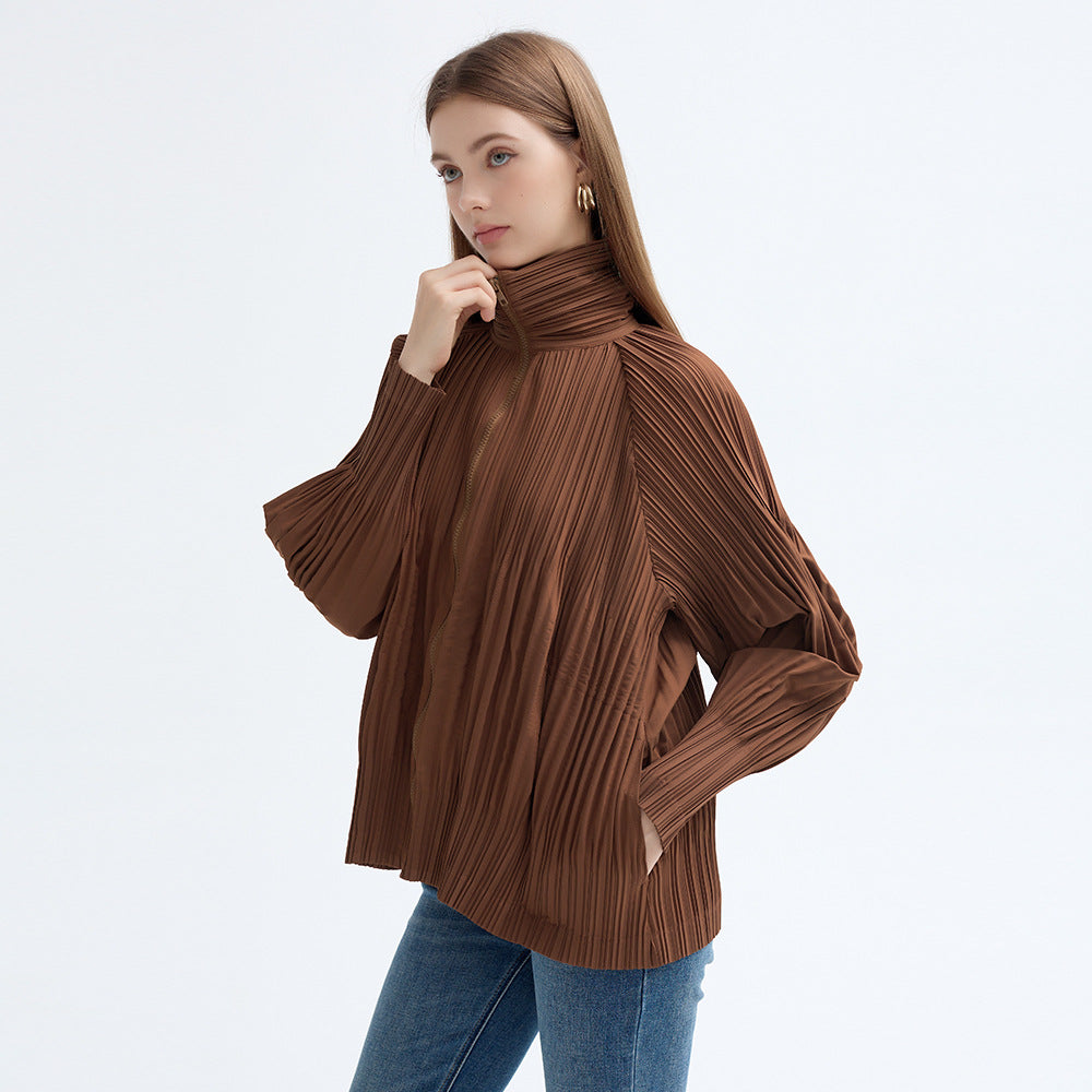 WezelBezel Zip-Up Stand Collar Jacket