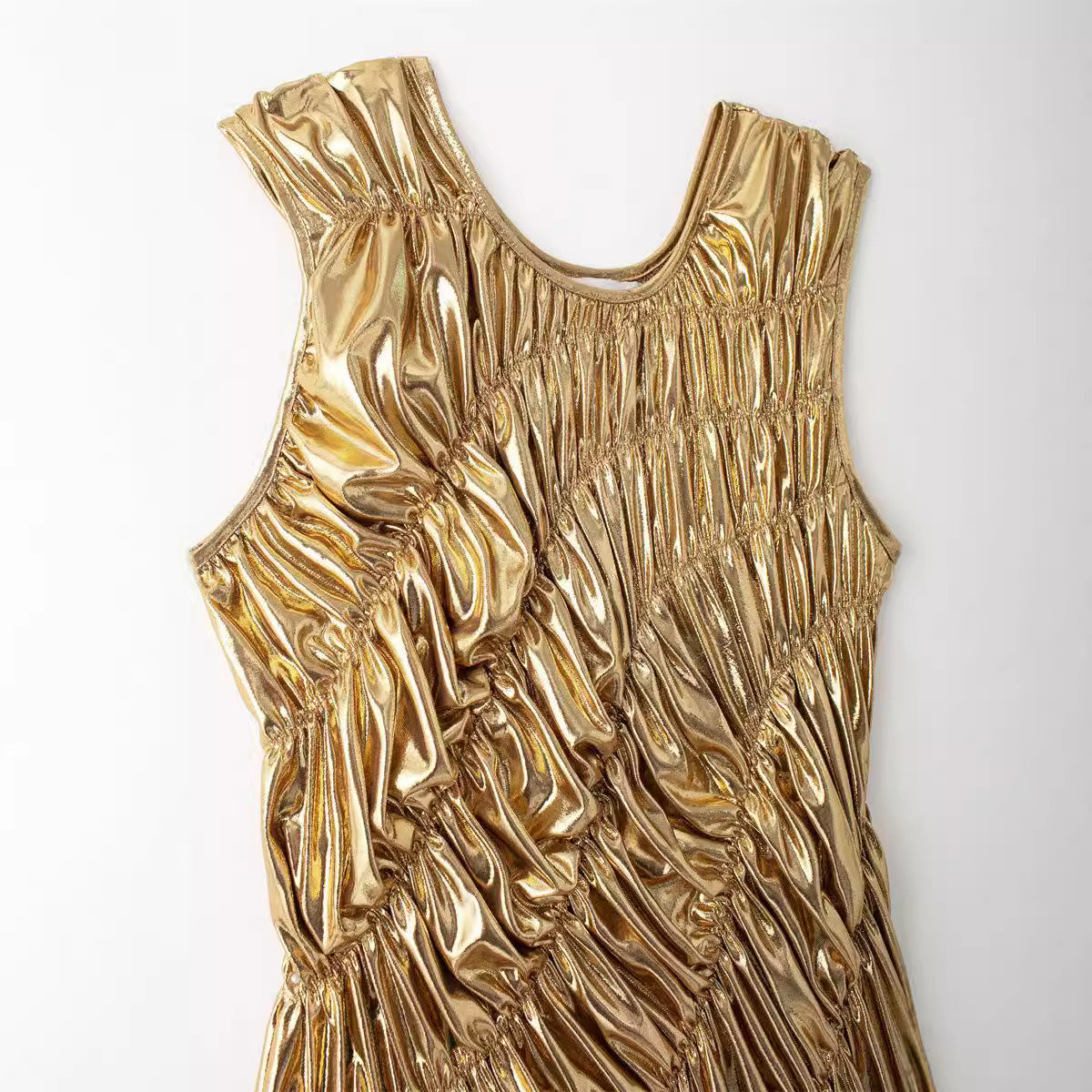 WezelBezel Hot Gold Skirt - Elegant Temperament