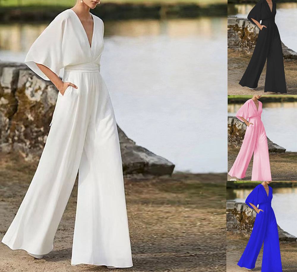 WezelBezel Casual Style Jumpsuit - Temperament Style