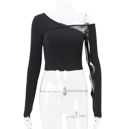 WezelBezel Slim Fit Asymmetrical Tee