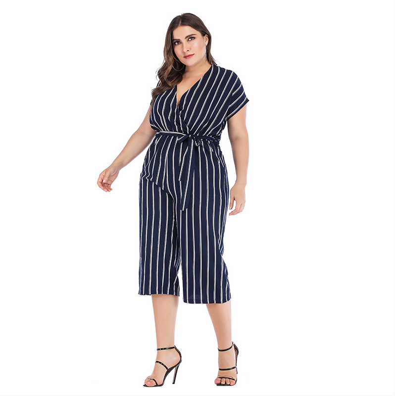 WezelBezel Belted Wrap Jumpsuit