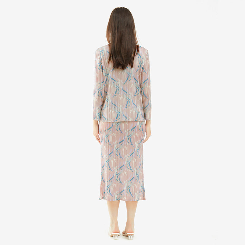 WezelBezel Small Floral Skirt Set