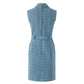 WezelBezel Slim Fit Dress - Jacquard Denim Style
