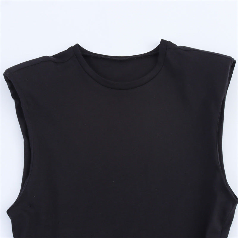 WezelBezel Spaghetti Strap Patch Dress