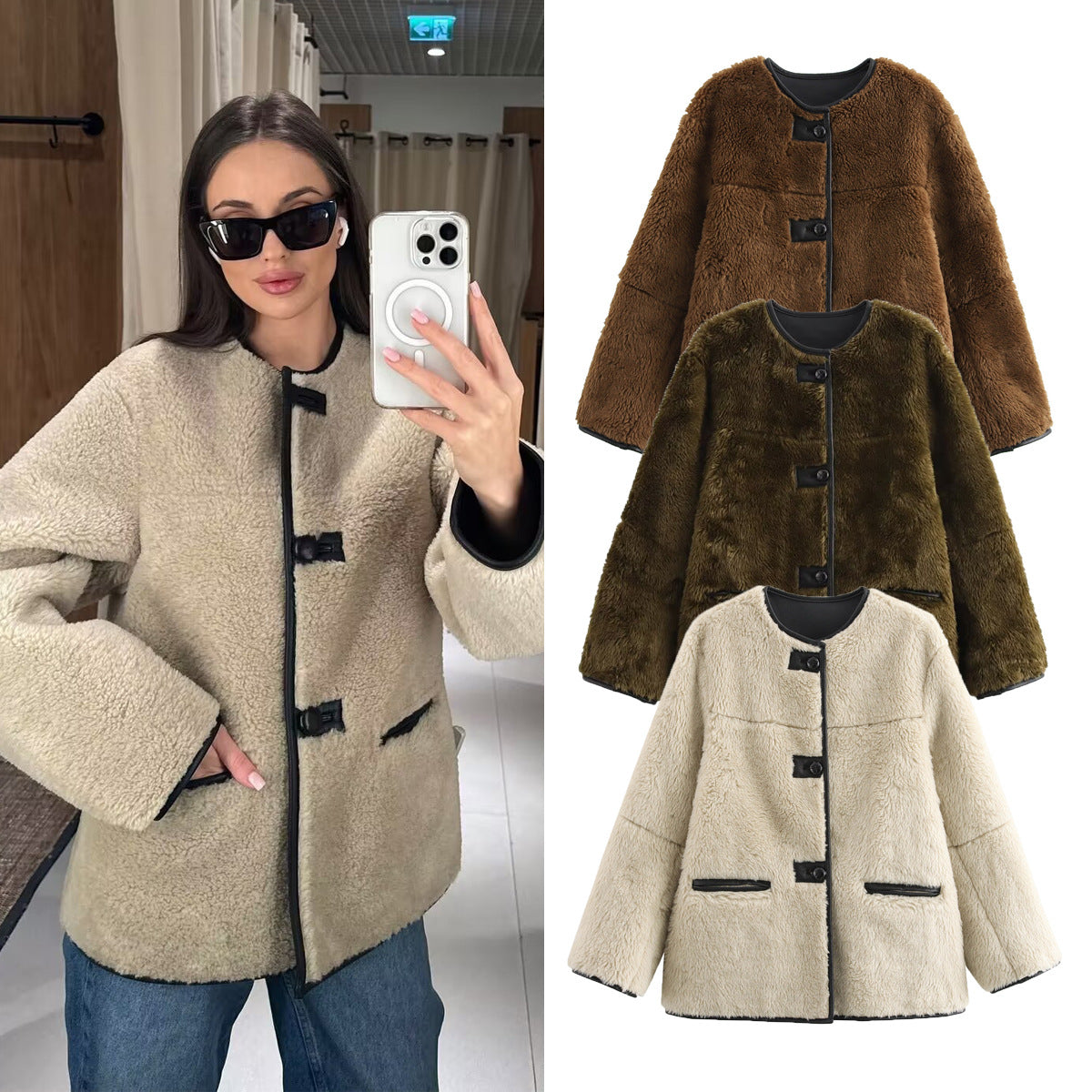 WezelBezel Fur Integrated Jacket - Plush Style