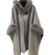 WezelBezel Woolen Coat - Hooded Shawl Cape