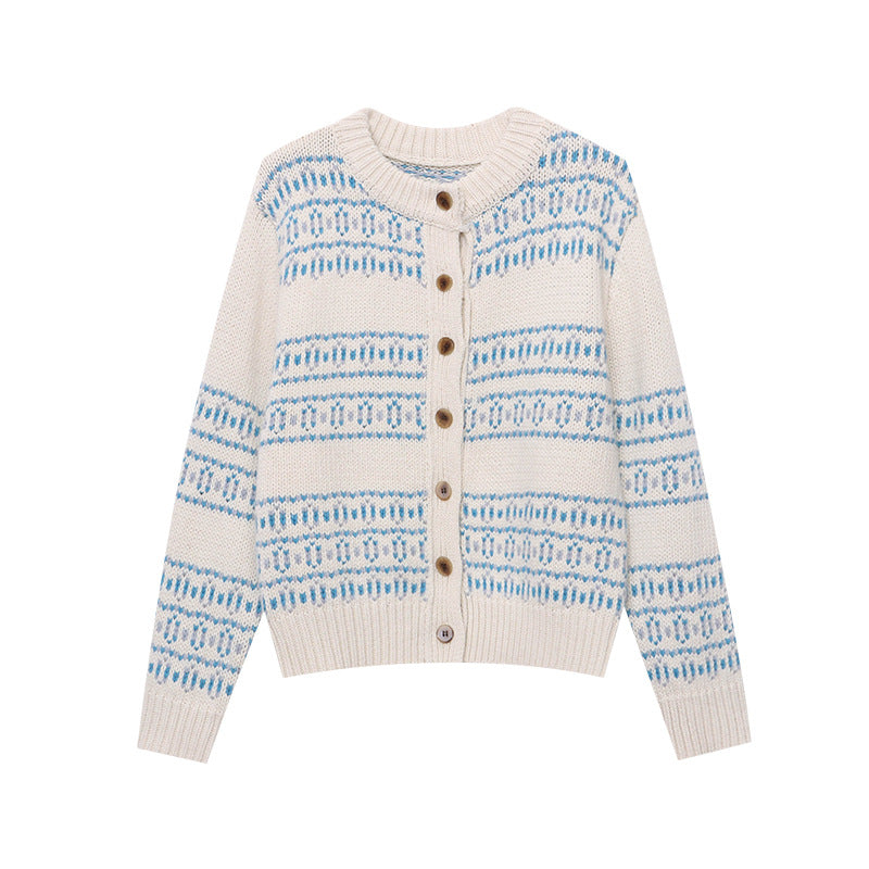 WezelBezel Vintage Knit Long Cardigan