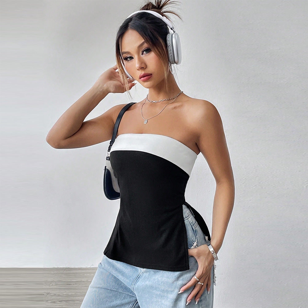 WezelBezel Spicy Strapless Tank Set
